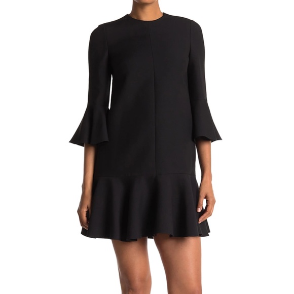 Valentino Garavani Dresses & Skirts - Valentino Ruffle Trim Crepe Mini Dress